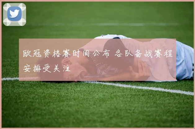 欧冠资格赛时间公布 各队备战赛程安排受关注