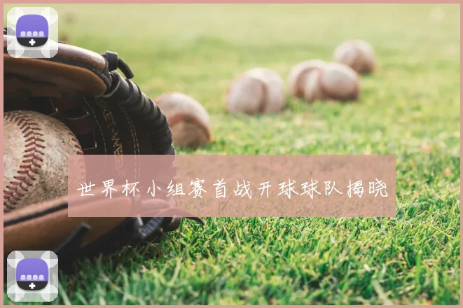 世界杯小组赛首战开球球队揭晓